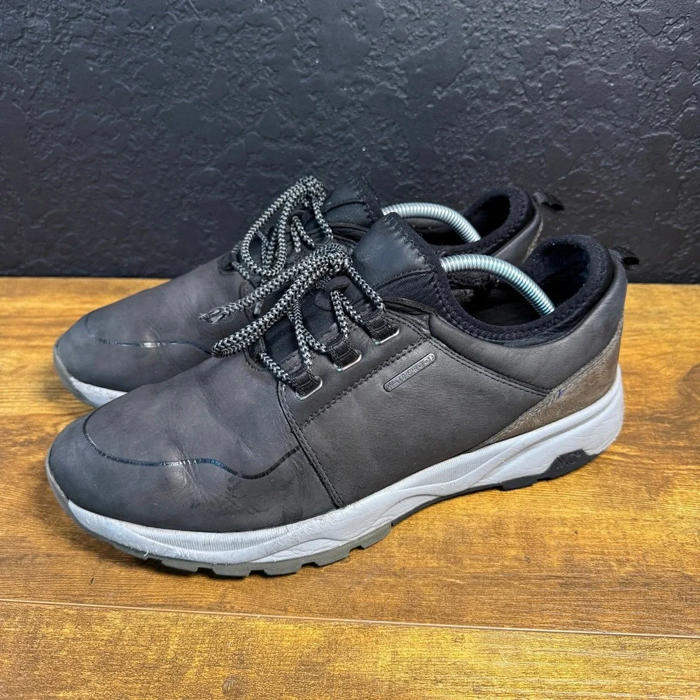 Johnston & Murphy XC4 25-3305 Black‎ Leather Waterproof Hiking Shoes Mens 10M